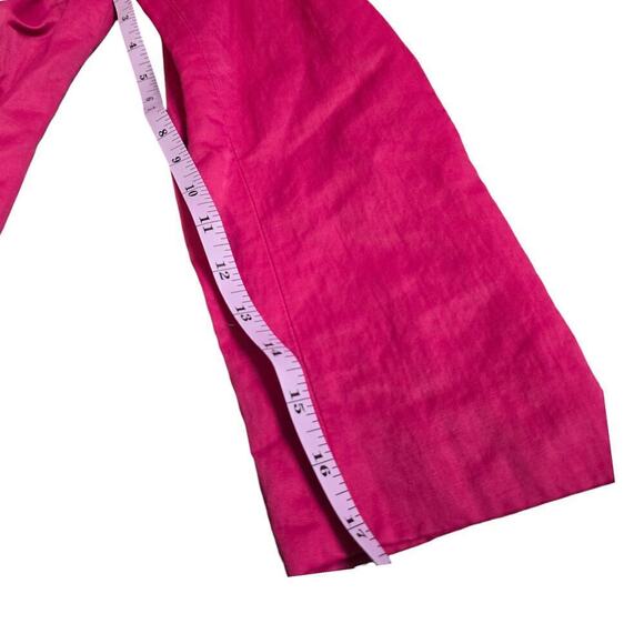 Lafayette 148 New York size 14 Hot Pink Asymmetrical Jacket Blazer xl - Picture 10 of 11